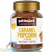 Beanies Caramel Popcorn - liofilizowana, aromatyzowana kawa instant 2kcal