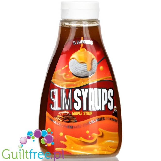 Slim Foods Slim Syrups 425ml Maple Syrup