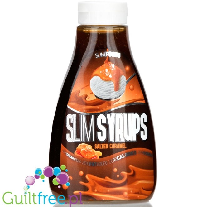 Slim Foods Salted Caramel - syrop bez kalorii, Solony Karmel