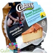Cakees Sweet Protein Cheesecake, Lemon 0,45KG - gotowy sernik proteinowy bez cukru z ksylitolem