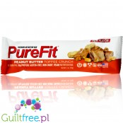 PureFit Peanut Butter Toffee Crunch vegan gluten free protein bar with no sweeteners