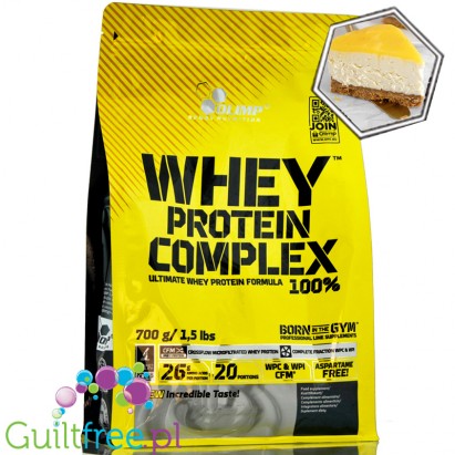 Olimp Whey Protein Complex 100% 0,7 kg, Lemon Cheesecake, odżywka białkowa
