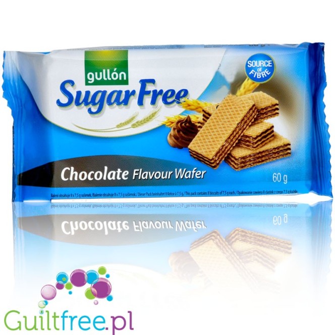 Gullón Wafer Diet Nature Vanilla - sugar fre waffers with cocoa cream