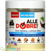 AlleDobre White Coconut Spread XXL 0,5KG, no added sugar, palm oil free