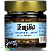 Emilia Creme Fondente - no sugar added chocolate-hazelnut spread