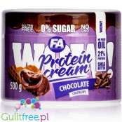 Fitness Authority WOW! Protein Cream Chocolate Crunchy - czekoladowy krem proteinowy z chrupkami