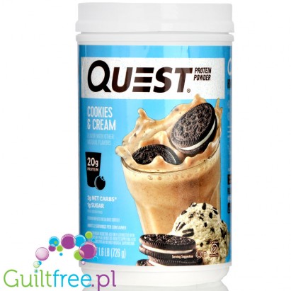 Quest Protein Powder, Cookies & Cream - Odżywka białkowa 0,9kg