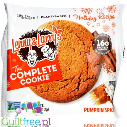 The Complete Cookie, Pumpkin Spice - Wegańskie Ciacho Proteinowe 