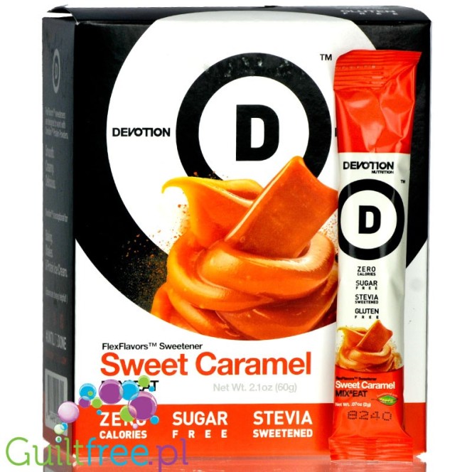 Flex Flavors Sweet Caramel - saszetka aromatyzująca ze stewią