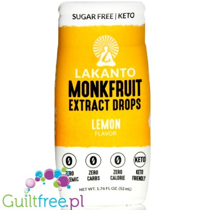 Lakanto Liquid Monkfruit Sweetener, Lemon 1,76 fl oz