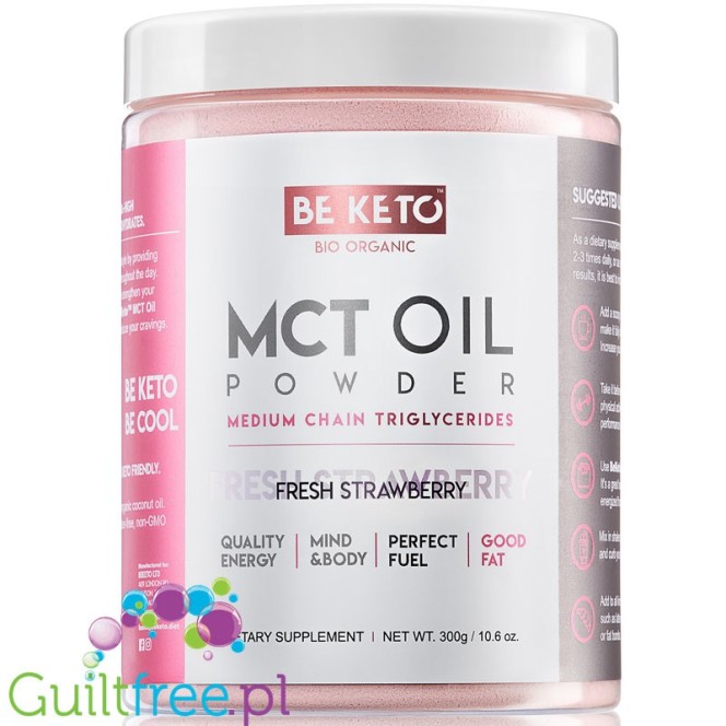 BeKeto™ MCT powder, Strawberry flavour