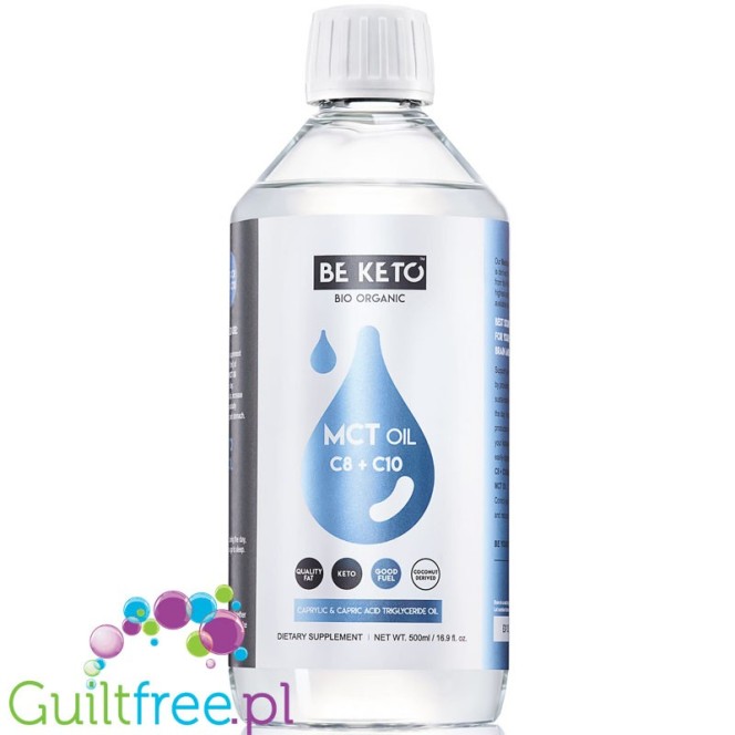 BeKeto™ PURE MCT C8 + C10 oil 0,5L