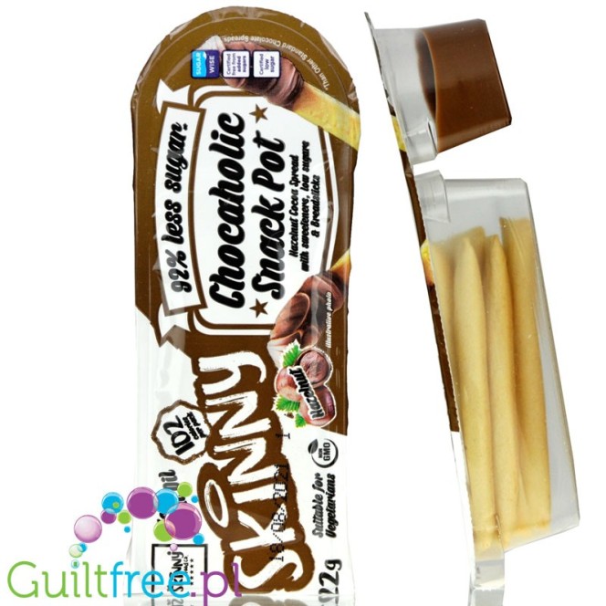 The Skinny Food Co Chocaholic Snack Pot with grissini breadsticks