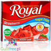 Royal Gelatin Strawberry 5kcal - galaretka bez cukru Truskawka
