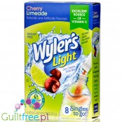 Wyler's Singles to Go Cherry Limeade - saszetki smakowe do wody bez cukru i kcal, smak Wiśnia & Limonka