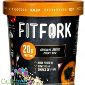 FitFork Meal Pot Original Curry Rice - curry z ryżem, 20g białka, gorący kubek instant
