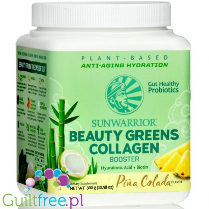 Sunwarrior Beauty Greens Collagen Booster Pina Colada (300g)