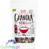 Diet Food Bio Keto Granola Raspberry - ketogenic breakfast granola with erythritol