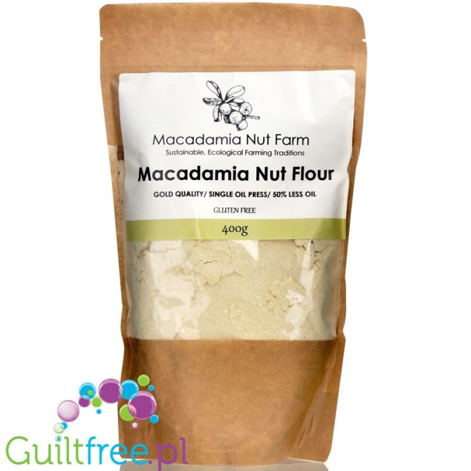 Macadamia Nut Farm 50% odtłuszczona mąka z orzechów makadamia 0,4kg