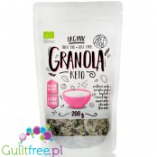 Diet Food Bio Keto Granola Original - ketogeniczna granola śniadaniowa z orzechami, kokosem i sezamem