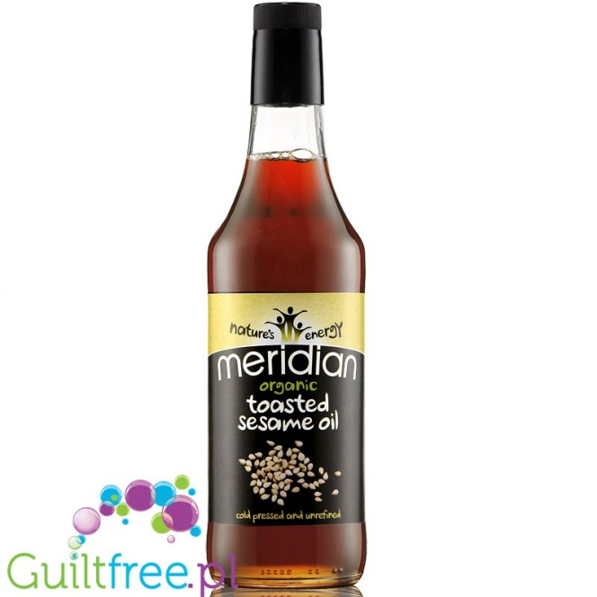 Meridian Organic Toasted Sesame Oil, cold pressed, unrefined