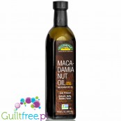NOW Foods Ellyndale Macadamia Nut Oil - organiczny olej makadamia nierafinowany tłoczony na zimno, jadalny