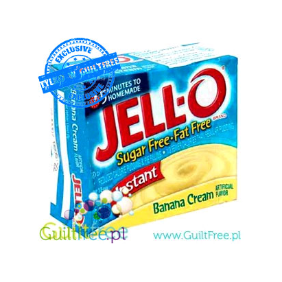 Jell-O Banana Low Fat Sugarfree pudding