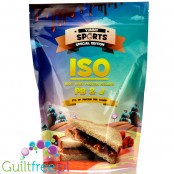 Yummy Sports ISO 100% WPI PB & J - odżywka białkowa tylko ze stewią, 27g białka w 108kcal