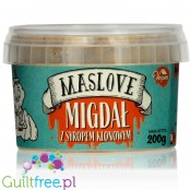 Maslove Almond Butter & Maple Syrup, smooth spread 95% blanched baked almonds