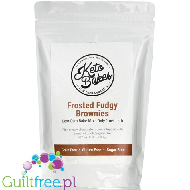Keto Bakes Frosted Fudgy Brownies Mix 11.9 oz