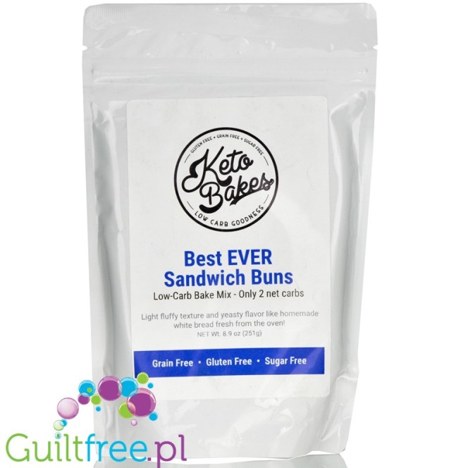 Keto Bakes Best Ever Sandwich Buns - mix do wypieku keto bułek i bagietek