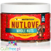 NutLove WholeNuts Milk Chocolate Peanuts - no added sugar milk chocolate covered peanuts