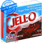 Jell-O Black Cherry - galaretka 10kcal zero cukru, instant, smak wiśniowy
