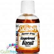 Skinny Food Flavour Drops Gingerbread Biscuit - słodkie kropelki smakowe bez kalorii