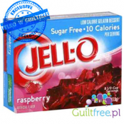 Jell-O Raspberry low fat sugar free jelly, Raspberry flavor