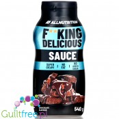 AllNutrition F**king Delicious Sauce Chocolate - low calorie, sugar free thick syrup