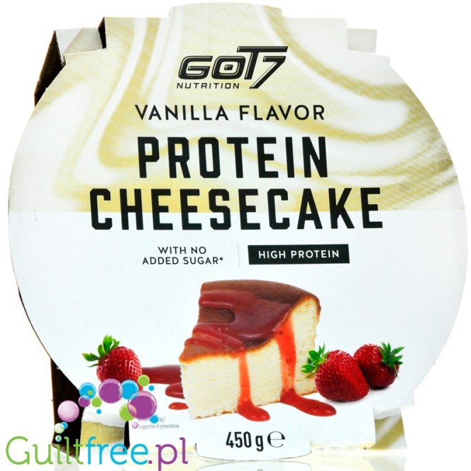 Got7 Protein Cheesecake, Vanilla 0,45KG - ready to eat homemade style cake