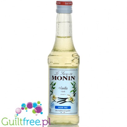 Monin Light Vanilla Syrup - syrop bez cukru o smaku waniliowym