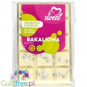iLoveSweet Bakaliowa - biała czekolada proteinowa z bakaliami