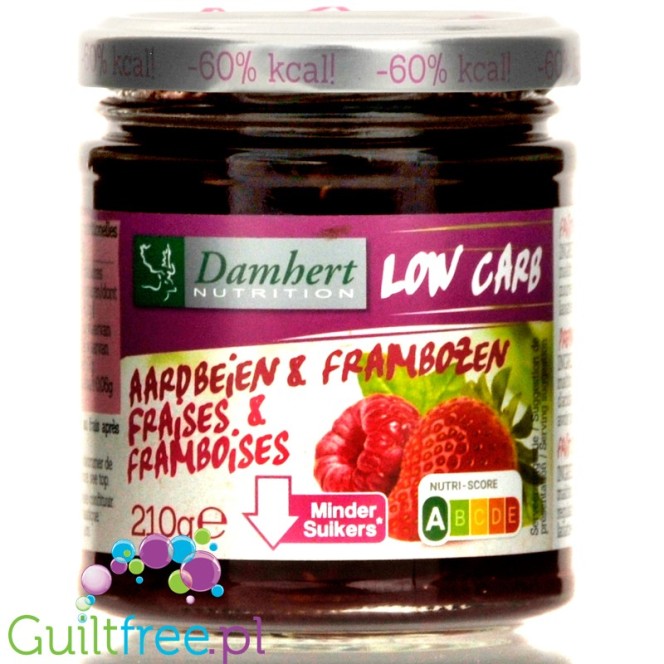 Damhert Low Carb Raspberry - no added sugar fruit spread