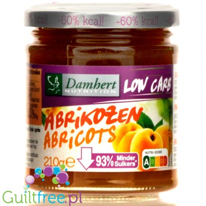 Damhert low calorie apricot jam