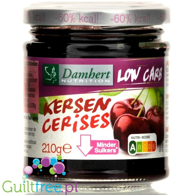Damhert Low Carb Cherry - no added sugar fruit spread