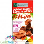 Damhert Praline - no added sugar milk chocolate with hazelnuts