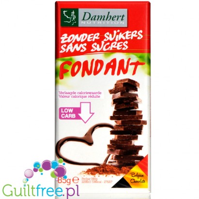 Damhert Fondant - ciemna czekolada 45% bez dodatku cukru