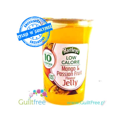 Hartley's 10kcal Mango & Passion Fruit Flavor Jelly - Jelly 10kcal from passion fruit