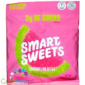 Smart Sweets, Sourmelon Bites - owocowe keto gumy rozpuszczalne do żucia, Arbuz & Melon