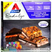 Atkins Endulge Chocolate Caramel Fudge, PUDEŁKO