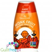 SweetLeaf Monk Fruit Squeezable Sweetener, Organic, Almond Amaretto 1.7 fl oz. (50 ml)
