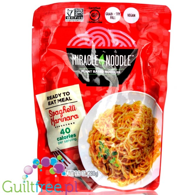 Miracle Noodle Vegan Marinara 280g ready to eat shirataki meal