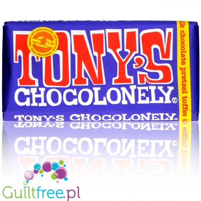 Tony's Chocolonely Fairtrade Dark Milk Chocolate Pretzel (CHEAT MEAL) czekolada z precelkami